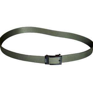 JUKMO Quick Release Belt; Black Buckle; Olive Green; Men's Size 40